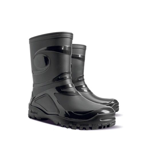 Demar Young 2 Black rövid szárú PVC csizma - fekete