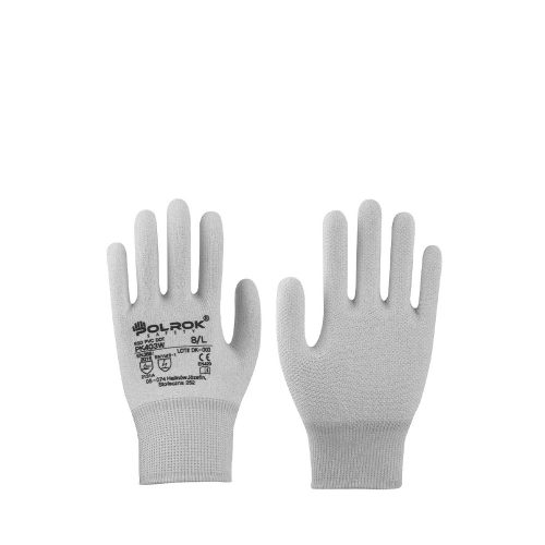 Polrok 403W ESD mikropöttyös cérnakesztyű