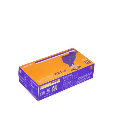 MS Easy Grip erősített nitril kesztyű - lila