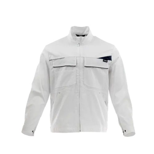 Sara King Flex kabát - fehér - v.szürke