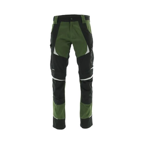 Sara Cottonflex deréknadrág - zöld - fekete