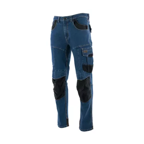 Sara Western Rodeo Jeans farmer deréknadrág - denim kék