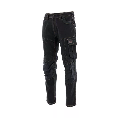 Sara Western Rodeo Jeans farmer deréknadrág - fekete