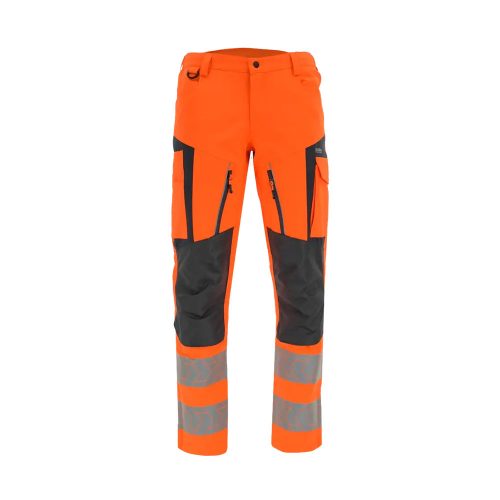 Sara Drogowiec Comfort Winter bélelt deréknadrág - narancs - sötétszürke