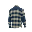 Sara Western Rancher flaneling - navy kék - szürke kockás
