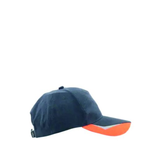 Sara Comfort Plus baseball sapka - s.szürke - narancs