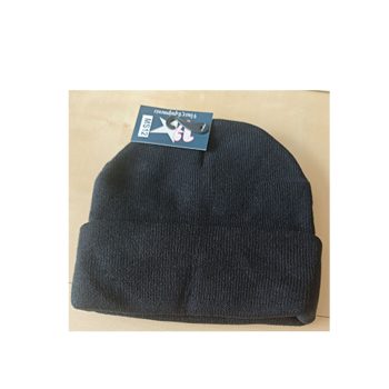 Armando kötött sapka 12 db/csomag - fekete