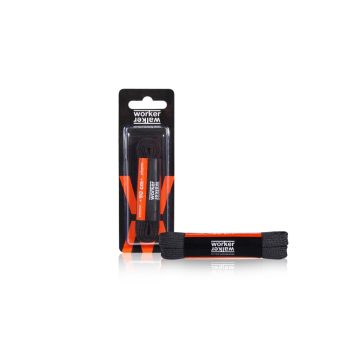 WW lapos cipőfűző - fekete